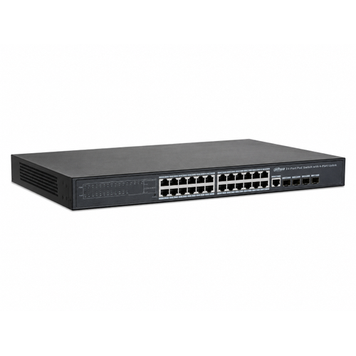 Dahua PFS4428-24GT-370 24 Gigabit PoE 4 SFP 370 W Y�netilebilir Switch
