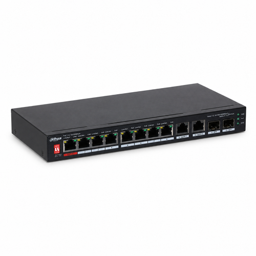 Dahua PFS3210-8ET2GF-96 8 Port 96 W Hi-PoE Switch