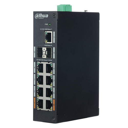 Dahua PFS3211-8GT-120 8 Portlu PoE (Ynetilmeyen) ile 11-Port Gigabit Switch