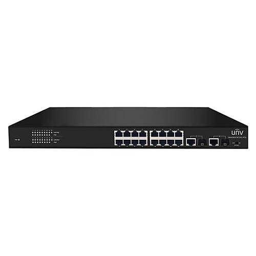 Uniview NSW2000-16T2GC-POE 16 Kanal 16 Port PoE Switch