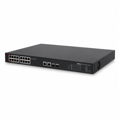 Dahua PFS3220-16GT-240 16 Gigabit PoE 2 RJ-45 2 SFP 240 W Switch