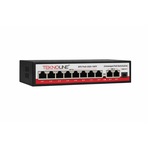 Teknoline TGD-P8/24 8 Kanal Poe Switch