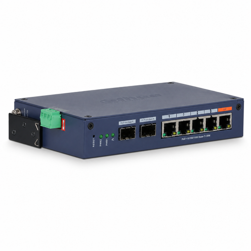 Dahua CHS4206-4ET-60 4 PoE 2 SFP 60 W Bulut Y�netimli End�striyel Switch