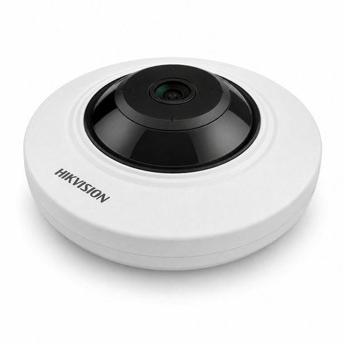 Hikvision DS-2CD2955FWD-IS 5 MP 180� Fisheye Ses ve Alarm Giri�-��k��l� IP Kamera