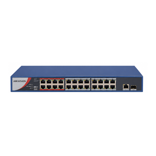 Hikvision DS-3E0326P-E/M 24 Port PoE 225 W Gigabit RJ45 + SFP Unmanaged Switch