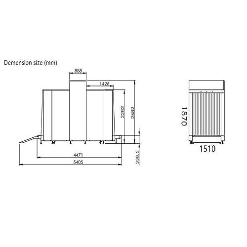 Secustar JC-150180 X-RAY B�y�k Bagaj Kontrol Cihaz�