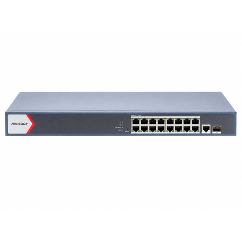 Hikvision DS-3E1518P-EI 16 Port Gigabit PoE+ 230 W 300 m SFP Smart Managed Switch