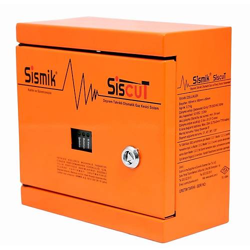 Sismik SSCUT Drt Kontakl Led Gstergeli Asansr ve Jeneratr Deprem Sensr