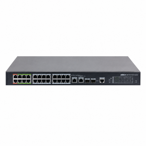 Dahua LR2226-24ET-360-V2 8 ePoE + 16 PoE 26 Port Y�netilebilir Switch 360 W