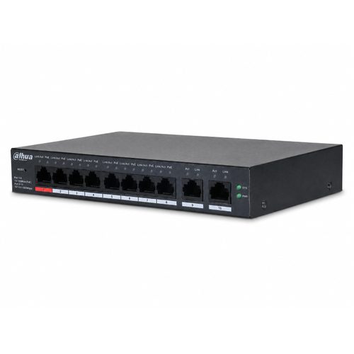 Dahua CS4010-8ET-110 8 PoE 2 Gigabit Uplink 110 W Ak�ll� Y�netilebilir Switch
