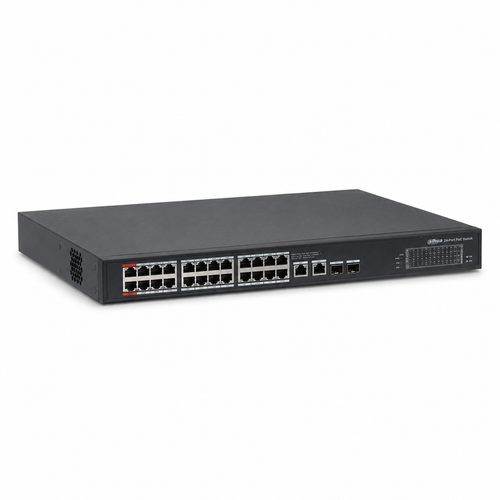 Dahua PFS4226-24GT-240 24 Port Gigabit PoE 2 SFP Y�netilebilir Switch 240 W
