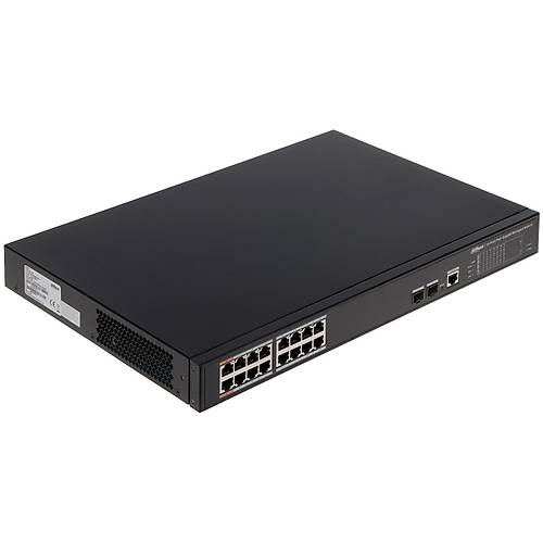 Dahua PFS4218-16GT-240 16 Port Y�netilebilir Gigabit PoE Switch (16GE PoE + 2GE SFP +1 Konsol )