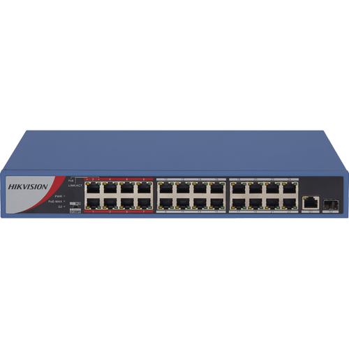Hikvision DS-3E0326P-E/M(B) 24 Port Y�netilemeyen Poe Switch