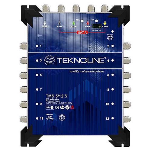 Teknoline TMS 5X12 Sonlu 12 Aboneli 1 anak Anten Uydu Santrali