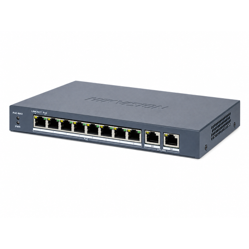Hikvision DS-3E1310P-EI (B) 8 Port PoE + 2 Gigabit 110 W Smart Managed Switch