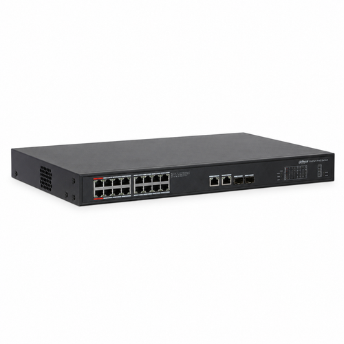 Dahua PFS3220-16GT-240 16 Gigabit PoE 2 RJ-45 2 SFP 240 W Switch