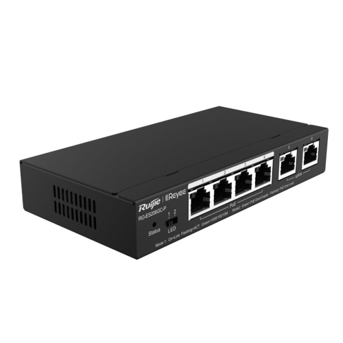 Ruijie Reyee RG-ES206GC-P 4 Port Poe CCTV Ynetilebilir Switchler