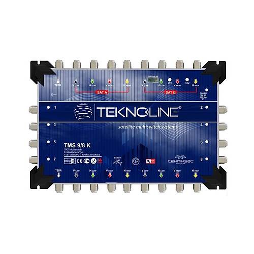 Teknoline TMS 9x8 Kaskatl 8 Aboneli 2 anak Anten Uydu Santrali