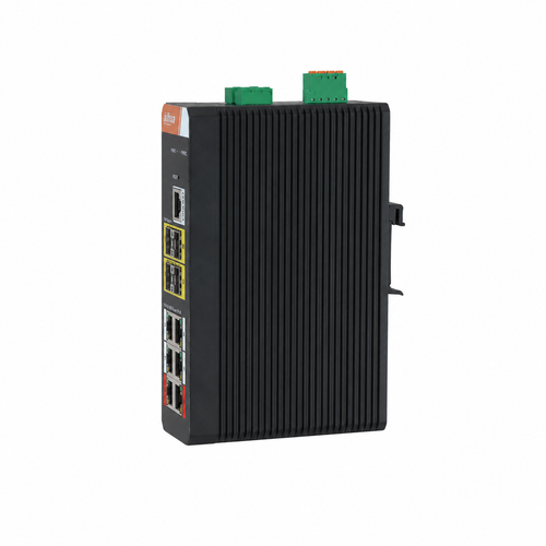 Dahua IS4410-6GT-120 6 Port Gigabit PoE 4 SFP Y�netilebilir End�striyel Switch 120 W