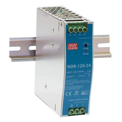 Tiandy MW-NDR-120-48 End�striyel Switch i�in 48Vdc 2.5Amp DIN Rail