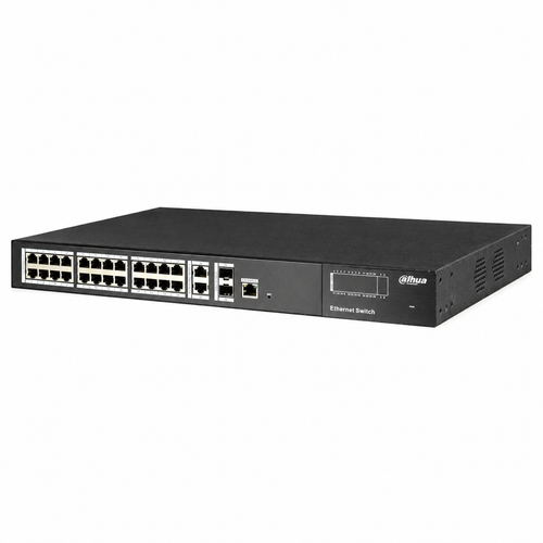 Dahua PFS4228-24T 24 Port Fast Ethernet 2 Gigabit RJ45 2 SFP Y�netilebilir Switch