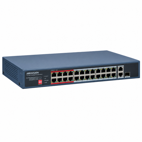 Hikvision DS-3E0326P-E/M(C) 24 Port PoE 230 W 300 m Gigabit Combo Switch