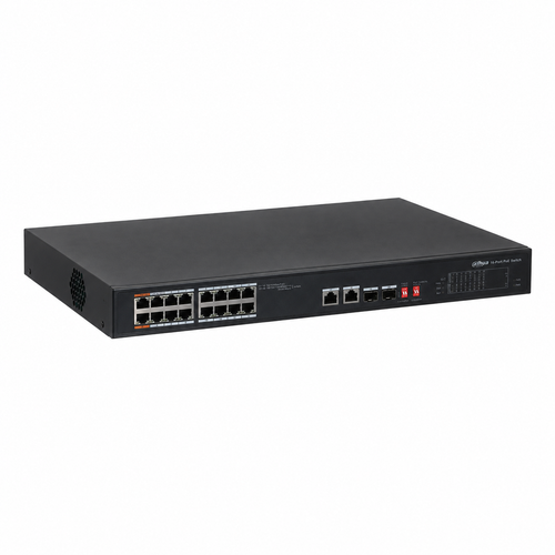 Dahua PFS3218-16ET-135 16 Port PoE 2 Combo Uplink Y�netilmeyen Switch 135 W