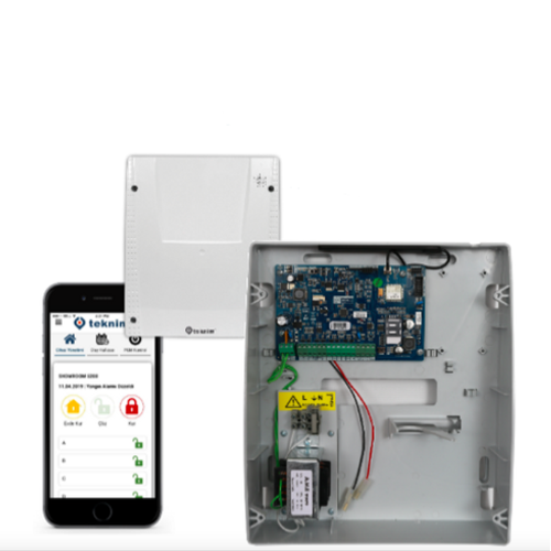Teknim TSP-5324 GSM/GPRS li 4+4 Zonlu Pars Alarm Sistemi Paneli