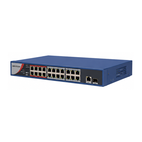 Hikvision DS-3E0326P-E/M 24 Port PoE 225 W Gigabit RJ45 + SFP Unmanaged Switch