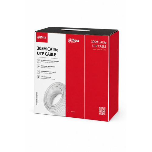 Dahua DH-PFM920I-5EUN 305 Metre CAT5e UTP Saf Bak�r Network Kablosu