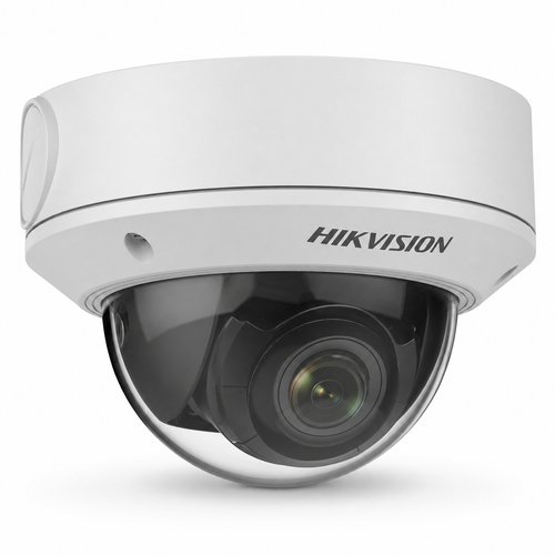 Hikvision DS-2CD1743G0-IZS/UK 4 MP Motorize Varifokal Ses ve Alarm Giri�-��k��l� IK10 Dome IP Kamera