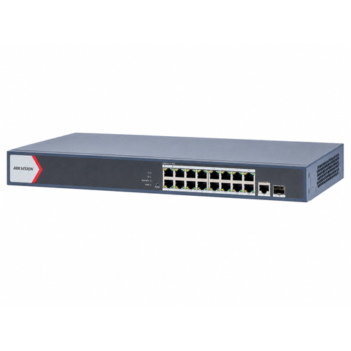 Hikvision DS-3E1518P-EI 16 Port Gigabit PoE+ 230 W 300 m SFP Smart Managed Switch