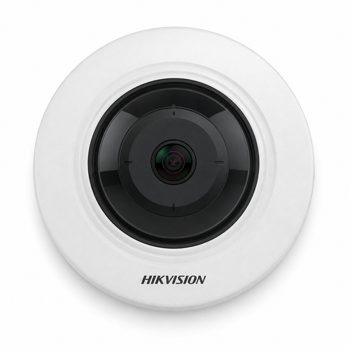 Hikvision DS-2CD2955FWD-IS 5 MP 180� Fisheye Ses ve Alarm Giri�-��k��l� IP Kamera