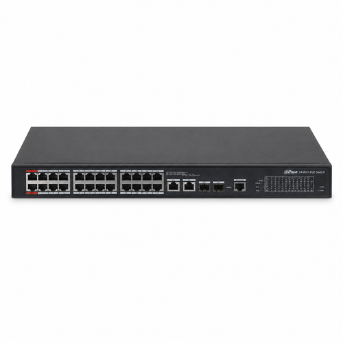 Dahua PFS4226-24ET-360 24 Port PoE 2 Combo Uplink Y�netilebilir Switch 360 W