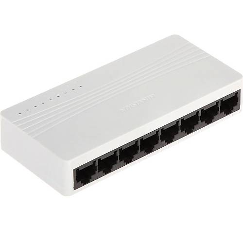 Hikvision DS-3E0108D-E 8 Port Fast Ethernet Y�netilemez Desktop Switch