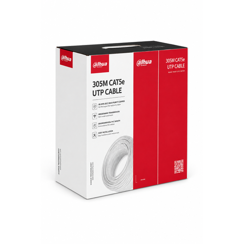 Dahua DH-PFM920I-5EUN 305 Metre CAT5e UTP Saf Bak�r Network Kablosu