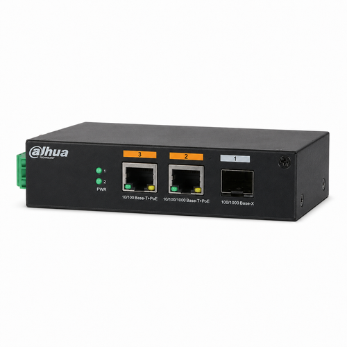 Dahua PFS3103-1GT1ET-60 2 PoE 1 SFP 60 W End�striyel Switch