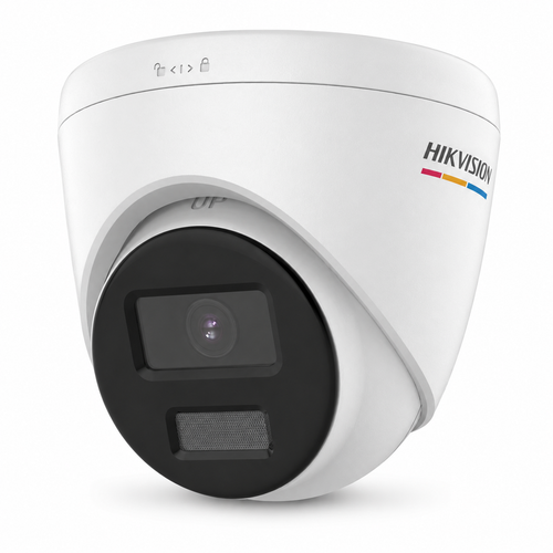 Hikvision DS-2CD1327G0-LUF 2 MP ColorVu Mikrofonlu Turret IP Kamera