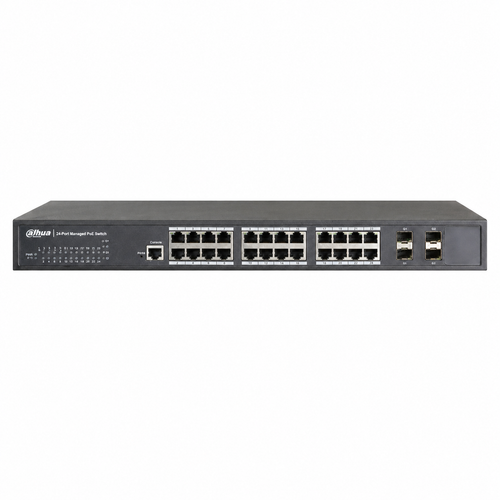 Dahua PFS5424-24T 24 Port Gigabit 4 SFP Combo Layer 2+ Y�netilebilir Switch