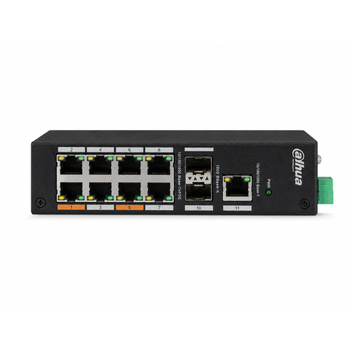 Dahua PFS3211-8GT-120 8 PoE 2 SFP 120 W Gigabit End�striyel Switch