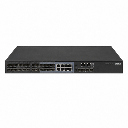 Dahua S5500-24GF4XF-E 24 Port SFP 4 Port 10G SFP+ Layer 3 Y�netilebilir Switch