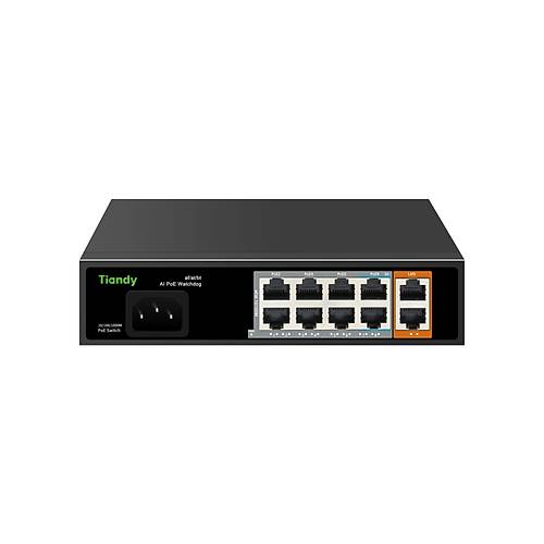 Tiandy PS-1008E-2GI 8 Port Y�netilmeyen AI POE Switch