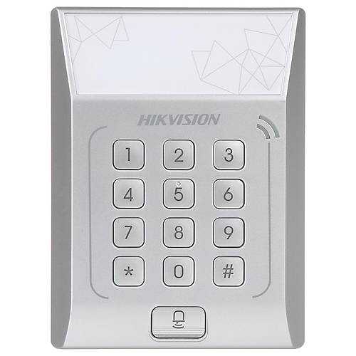 Hikvision DS-K1T801M Standalone Geçiş Kontrol Terminali (Mifare Kart Okuyucu + Tuş Takımı)