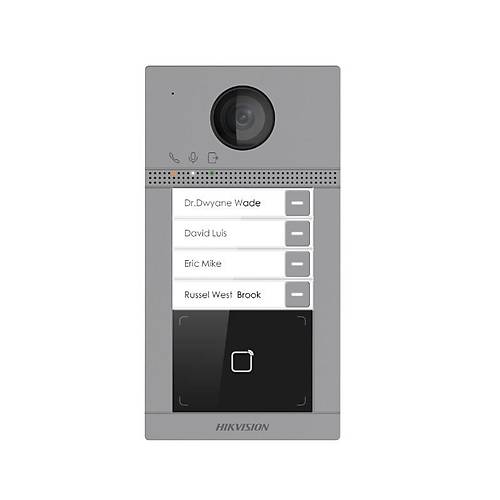 Hikvision DS-KV8413-WME1 D�rt Abone ��in IP �a�r� Paneli (IR Led ve W�-F� �zellikli)