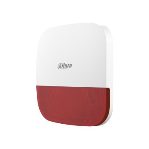 Dahua ARA13-W2-R K�rm�z� 868 MHz 110 dB IP65 Kablosuz D�� Ortam Alarm Sireni