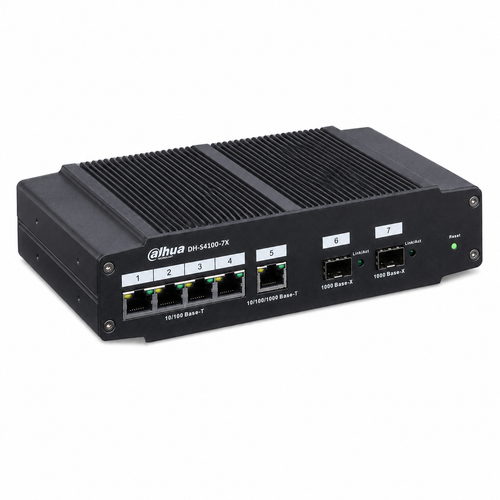 Dahua S4000-7X 7 Port Fiber Ring Y�netilebilir End�striyel Switch