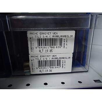 Pirin Emniyet Ventili 1/4 ( Ayarlanabilir 7 Bar )