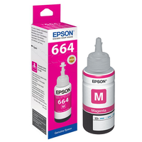 EPSON 664 T6643 Orjinal Magenta M�rekkep