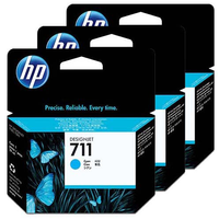 HP CZ134A 711 MAV� KARTU� - HP Designjet T120 - T520 Orjinal Mavi Kartu� 3lu Paket