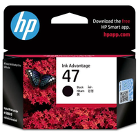 HP 47 S�YAH KARTU�, HP 47 6ZD21AE ORJ�NAL S�YAH KARTU�